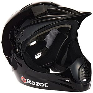lot 40488 image: Razor Full Face Youth Helmet, Black
