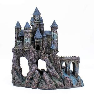 lot 40490 image: Penn-Plax Age-of-Magic Wizard�s Castle Aquarium Decoration � Safe for Freshwater and Saltwater Fish Tanks � Extra Large � Part A