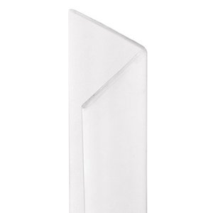 lot 40511 image: MP10066 Corner Shield wTape 34 in. x 4 in. Vinyl Construction White 5 Pack