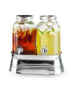 lot 40519 image: Style Setter Classic Farmhouse 1 Gallon Beverage Dispenser, Set of 3