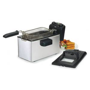 lot 40523 image: Elite Gourmet 3.5Qt Deep Fryer with Adjustable TempTimer Control and Immersion Heating Element