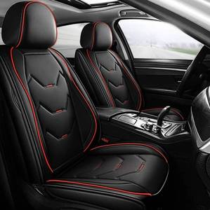 lot 20001 image: otoez Universal Leather Car Seat Covers 5 Seat Full Set Automotive Seat Protector