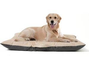 lot 20006 image: ZonLi XL Dog Bed Waterproof Pet Dog Beds for Large Dogs Up to 100lbs, Soft Anti-Slip Indoor Outdoor Extra Large Dog Pillow Bed with Removable Washable Cover (Brown)