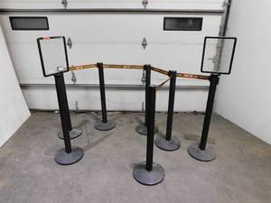 lot 10328 image: RETRACTABLE CROWD CONTROL SYSTEM