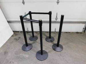 lot 10329 image: RETRACTABLE CROWD CONTROL SYSTEM