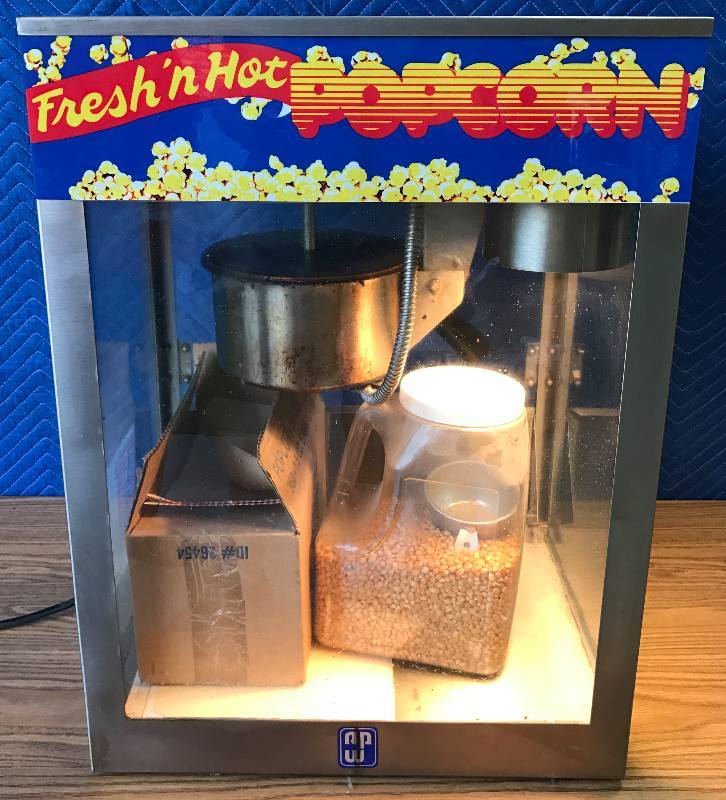 lot 3339 image: Commercial 6-8 oz Electric Countertop  High-Quality Popcorn Popper - Just in Time for Your Movie Night