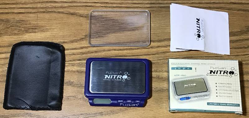lot 3364 image: Professional Digital Fuzion Pocket Scale NTR100g0.01g (Nitro)