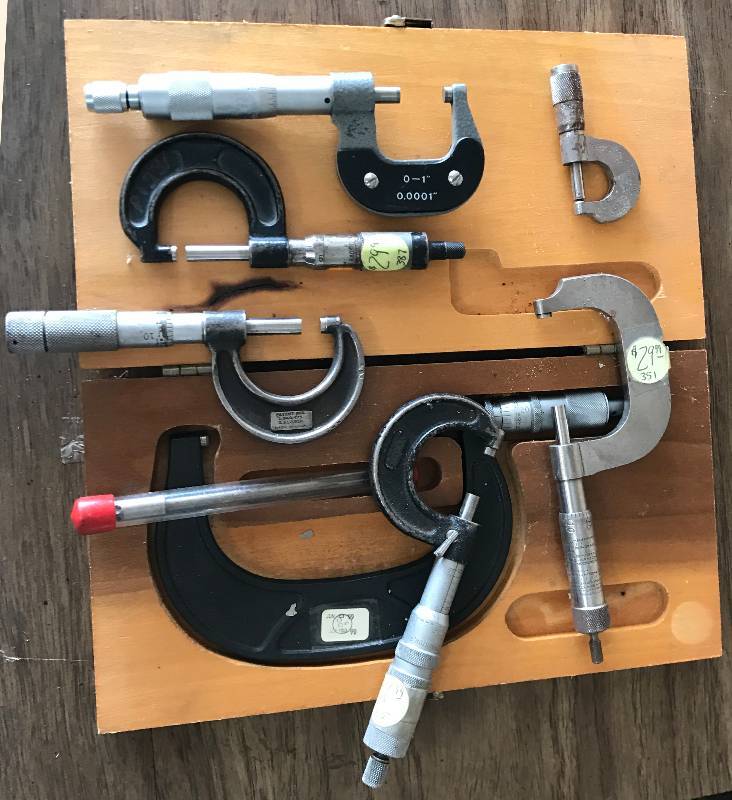 lot 3331 image: Misc Lot of Micrometers (Lot of 7)