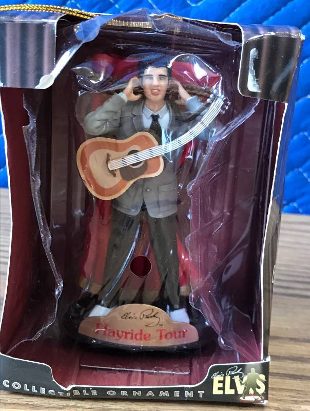 lot 3394 image: 2003 Elvis Presley Hayride Tour Trevco Collectible Ornament