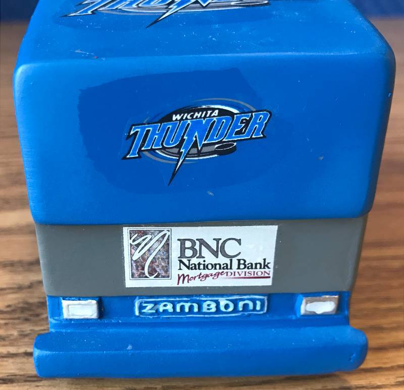 Wichita THUNDER Hockey Zamboni Bank - BNC National Bank ...