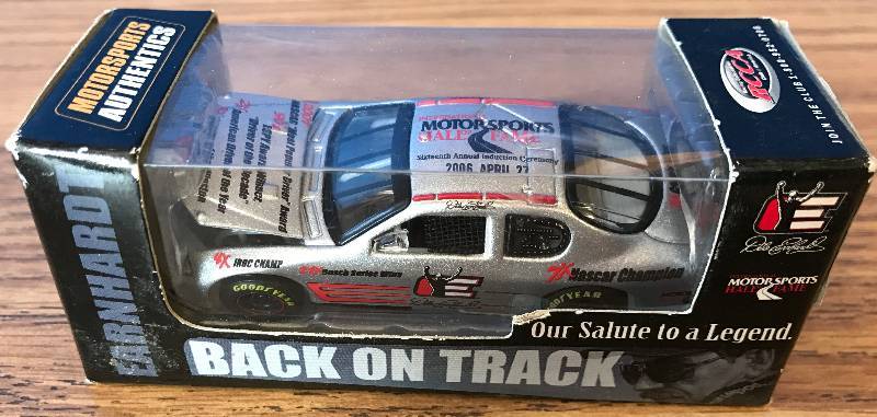lot 3322 image: Limited Edition Numbered MOTORSPORTS AUTHENTICS 124 DALE EARNHARDT 2006 HALL OF FAME CHEVY MONTE CARLO