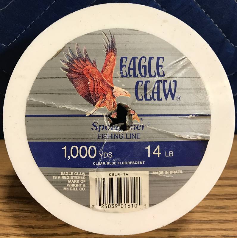 lot 3437 image: Eagle Claw Fishing Line 1,000 Yards - 14 LB