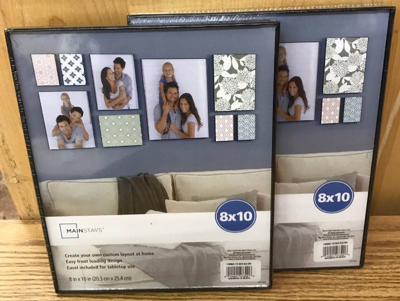 lot 3054 image: Mainstays 8x10 Picture Frames (Lot of 2)