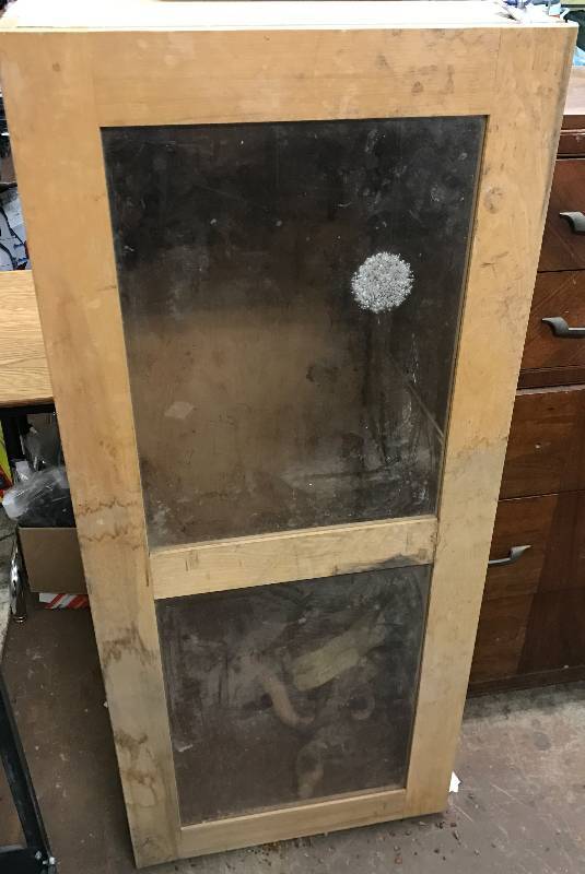 lot 3018 image: Huge Snake Cage Custom Enclosure with Double Locking See Through Door