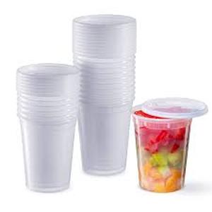 lot 75184 image: EDI Plastic Deli Food Storage Containers 21oz 10 Packs of 25