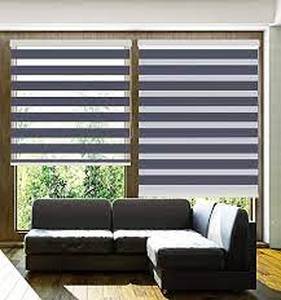 lot 75200 image: Tanzuoer Corded Zebra Roller Shades