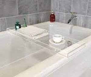 lot 75212 image: OneLux Acrylic Bathtub Tray
