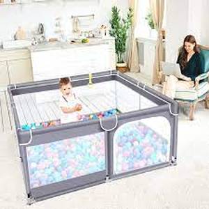 lot 75226 image: 8 Panel Baby Playpen