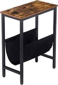 lot 75237 image: Hoobro Side Table BrownBlack