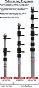 lot 75250 image: Flag To-Go 14 Ft 4 In. Telescoping Flag Pole
