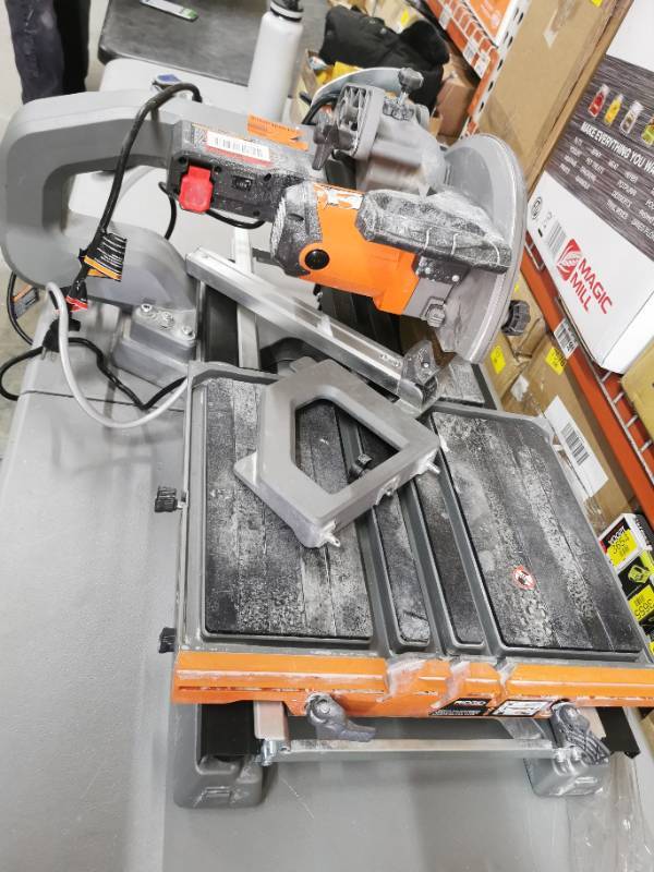 Ridgid 15 Amp 10 R4093 Tile Saw-Retail:$799.99  ✨Welcome to KC Market  House!✨Farberware Portable Dishwasher with Built-In Water Tank with Baby  Care and Fruit Wash, JOOLA Inside 18 Professional Table Tennis Table