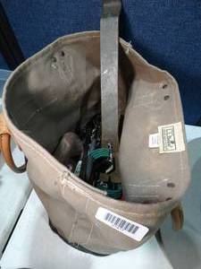 lot 27417 image: L.L. Bean Bag with Tools and Fasteners