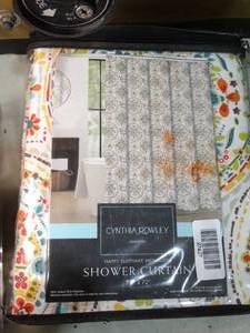 lot 27437 image: Floral Shower Curtain