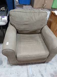 lot 27451 image: Nice Tan  Brown Chair
