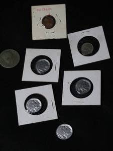 lot 27453 image: Mixed lot of American and International Coins