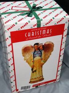 lot 27543 image: Christmas owl maiden angel