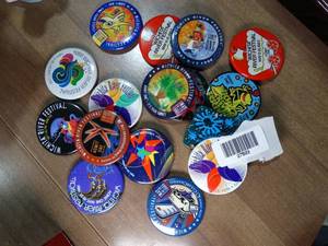 lot 27593 image: Wichita River Fest Button Collection