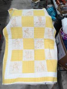 lot 27603 image: Baby Quilt and Throw Blanket