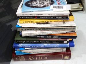 lot 27706 image: Stack of Religious Books