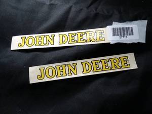 lot 27715 image: John Deere Decals