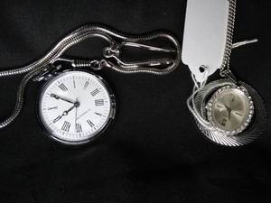 lot 27716 image: Pocket Watch and One on Chain