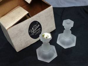 lot 27730 image: Set of Small aTiara Candle Holders