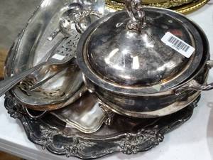 lot 27758 image: Plated Platters and More