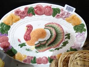 lot 27831 image: Large Turkey Platter