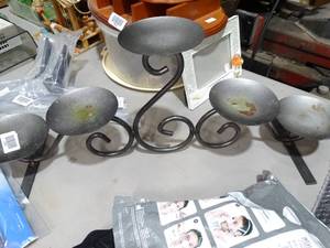 lot 27847 image: Quality Metal Candle Holder