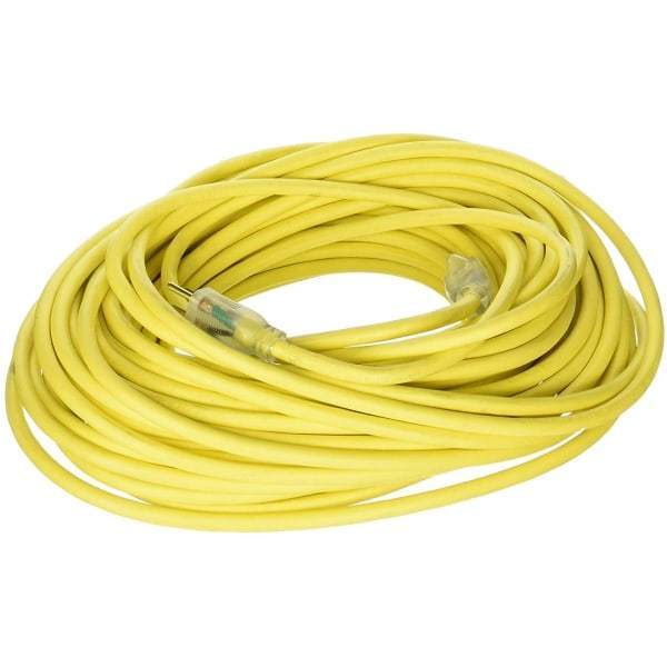 lot 7273 image: 25Ft Power-On Outdoor-Indoor Cable Yellow