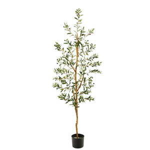 lot 1029 image: Nearly Natural Olive Artificial Tree