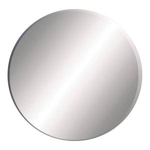 lot 1043 image: Decmode Black Round Shaped Wall Mirror With Thin Minimalistic Frame