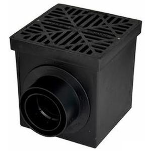 lot 1052 image: &nbspDouble Catch Basin Kit With Black Plastic Grate