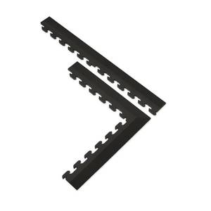 lot 1218 image: Husky Black Commercial PVC Garage Flooring Trim Kit