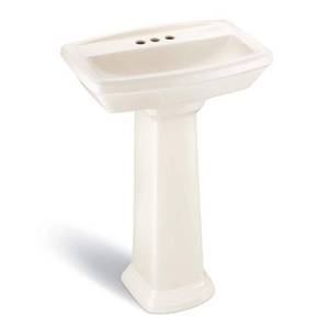 lot 1167 image: Glacier Bay Designer Series Pedestal Sink Basin&nbsp