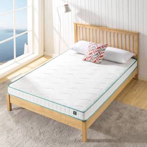 lot 1168 image: Zinus Tight Top Bonnell 6 Hybrid Mattress - Twin