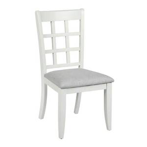 lot 1173 image: Homy Casa Zuhayr Beige Fabric Upholstered Dining Chairs With Solid Wood Legs -Set Of 4