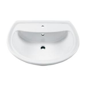 lot 1189 image: American Standard Cadet Pedestal Sink Basin With Center Hole