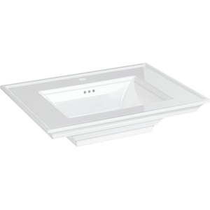 lot 1201 image: American Standard Town Square S 8-Inch Widespread Pedestal Sink Top