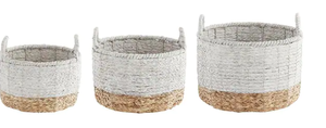 lot 1051 image: Decorative Basket - Set Of Three